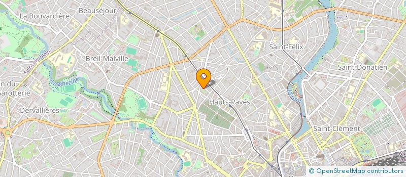 localisation de l'entreprise SCI VALLON à NANTES