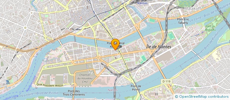 localisation de l'entreprise SCI VALLON D'YS à NANTES