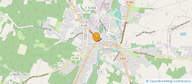 localisation de l'entreprise SCI VALLON MOREL  CASTELJALOUX