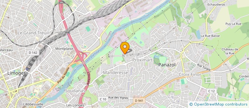 localisation de l'entreprise SCI VALLONBIE à PANAZOL