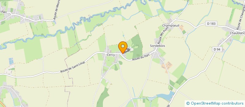 localisation de l'entreprise SCI VALLONS  PALLEAU