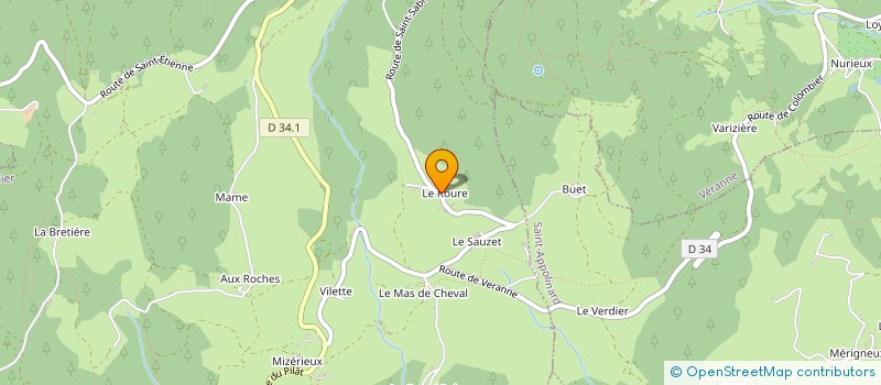 localisation de l'entreprise SCI VALLOT SE  COLOMBIER