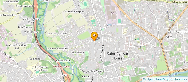 localisation de l'entreprise SCI VALLY à SAINT-CYR-SUR-LOIRE