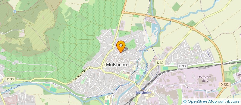 localisation de l'entreprise SCI VALMA  MOLSHEIM