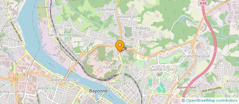 localisation de l'entreprise SCI VALMA à BAYONNE