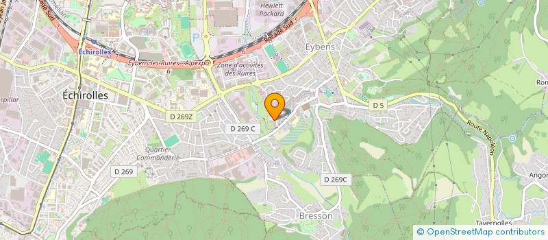 localisation de l'entreprise SCI VALMA  EYBENS