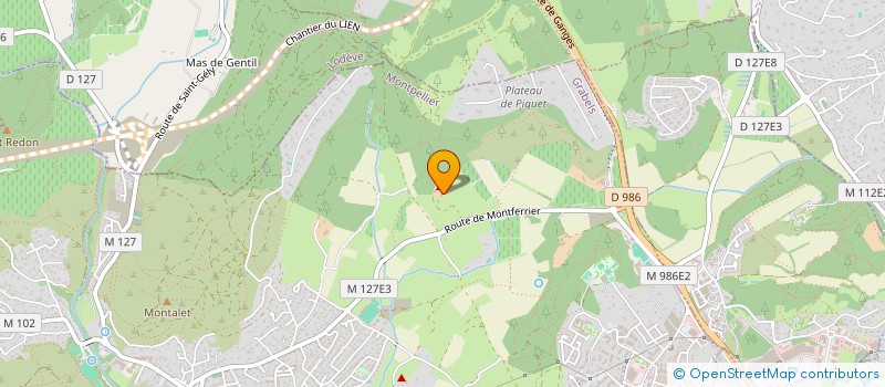 localisation de l'entreprise SCI VALMAILLARGUES  GRABELS