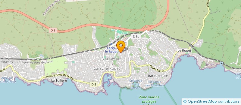 localisation de l'entreprise SCI VALMANTE MICHELET  CARRY-LE-ROUET