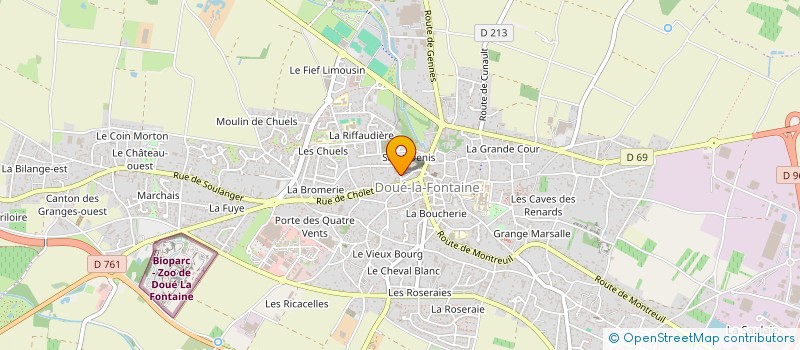 localisation de l'entreprise SCI VALMAR  DOUE-EN-ANJOU