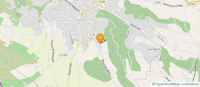 localisation de l'entreprise SCI VALMAR  EGUILLES