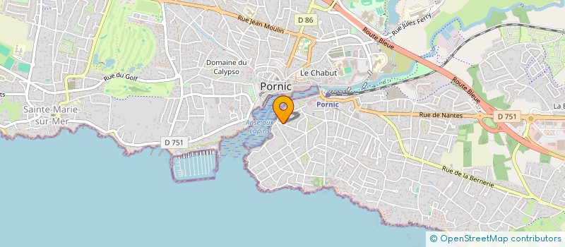 localisation de l'entreprise SCI VALMAREM  PORNIC