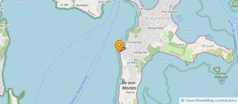 localisation de l'entreprise SCI VALMARMAX I  ILE-AUX-MOINES