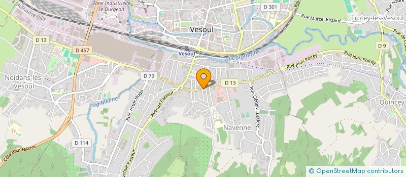 localisation de l'entreprise SCI VALMASQUE à VESOUL