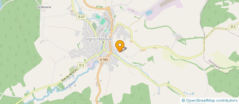 localisation de l'entreprise SCI VALMAT  SIGNY-L'ABBAYE