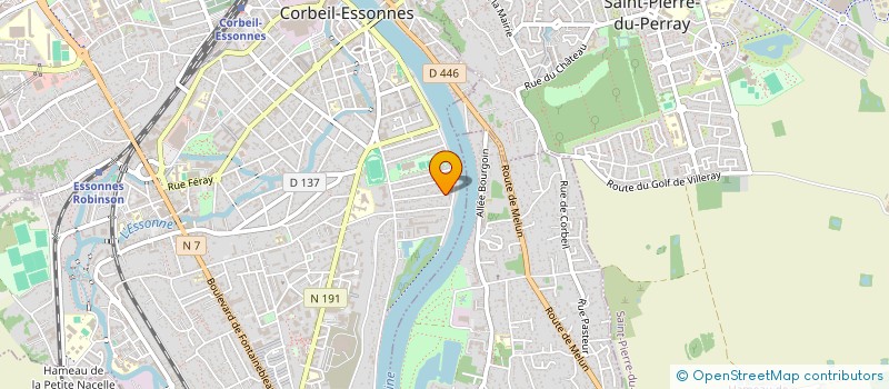 localisation de l'entreprise SCI VALMAT  CORBEIL-ESSONNES