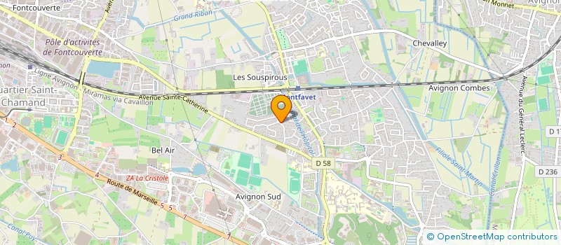 localisation de l'entreprise SCI VALMAT  AVIGNON