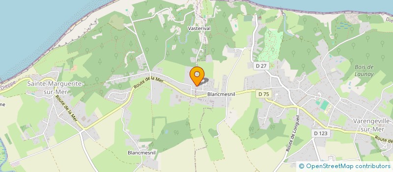 localisation de l'entreprise SCI VALMATINE à VARENGEVILLE-SUR-MER