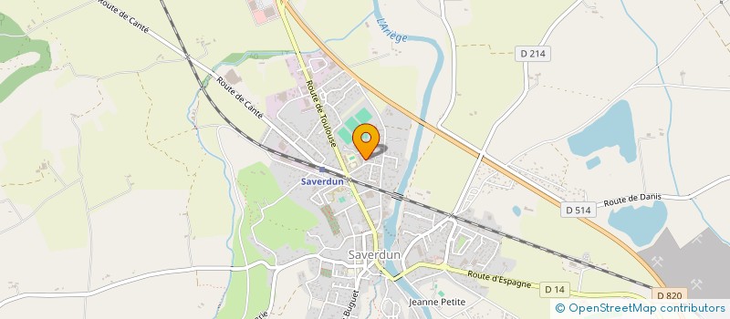 localisation de l'entreprise SCI VALMAX à SAVERDUN