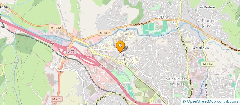 localisation de l'entreprise SCI VALMED  SAINT-PRIEST-EN-JAREZ