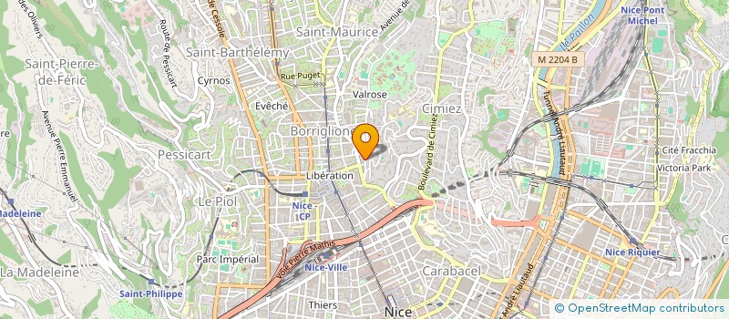 localisation de l'entreprise SCI VALMER  NICE