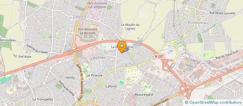 localisation de l'entreprise SCI VALMER  LA ROCHELLE