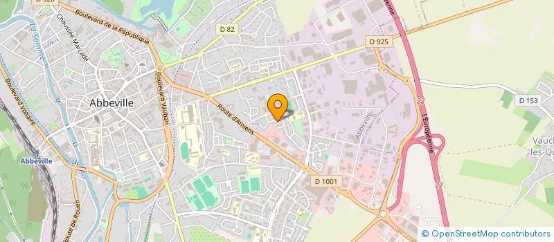 localisation de l'entreprise SCI VALMER à ABBEVILLE