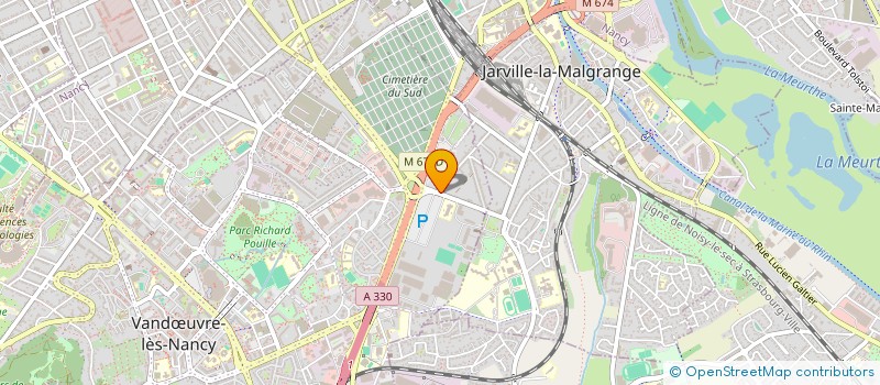 localisation de l'entreprise SCI VALMER  VANDUVRE-LES-NANCY