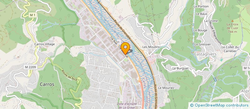 localisation de l'entreprise SCI VALMI  NICE