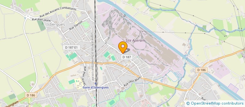 localisation de l'entreprise SCI VALMI  ISBERGUES