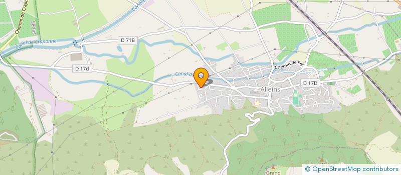 localisation de l'entreprise SCI VALMINA  ALLEINS