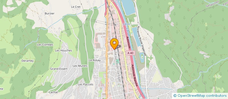 localisation de l'entreprise SCI VALMIR à SALLANCHES