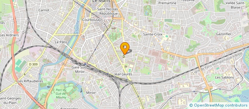 localisation de l'entreprise SCI VALMONT  LE MANS