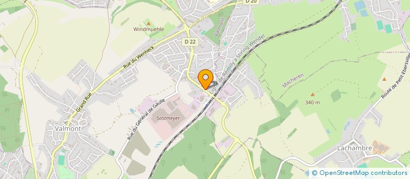 localisation de l'entreprise SCI VALMONT  VALMONT