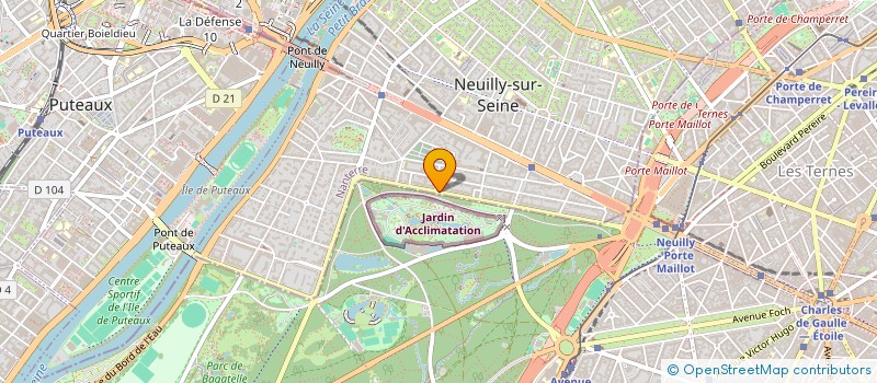 localisation de l'entreprise SCI VALMORA F1 à NEUILLY-SUR-SEINE