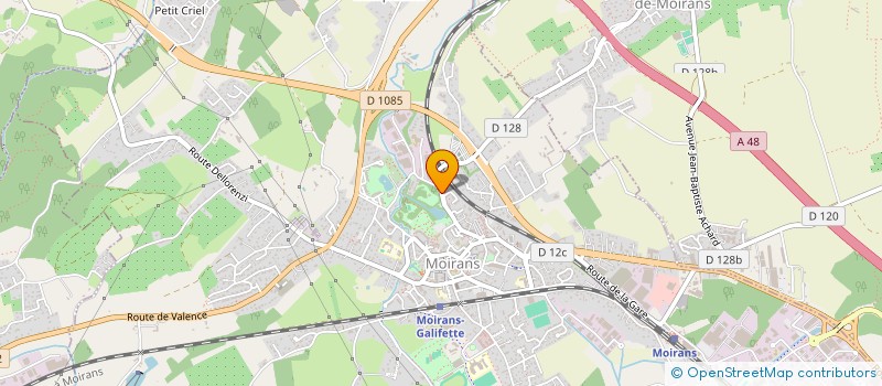 localisation de l'entreprise SCI VALMORGE  MOIRANS