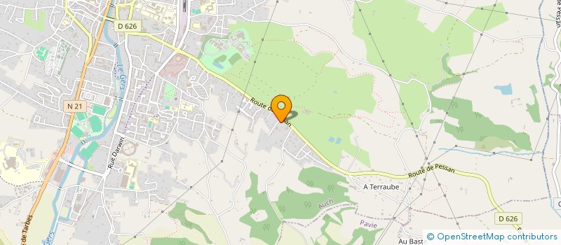 localisation de l'entreprise SCI VALMOUSINE  AUCH