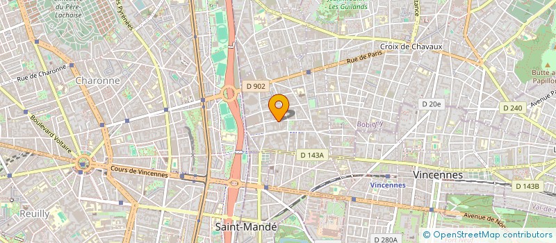localisation de l'entreprise SCI VALMY 2 à MONTREUIL