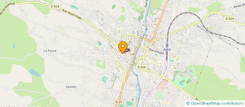 localisation de l'entreprise SCI VALMY  AUCH