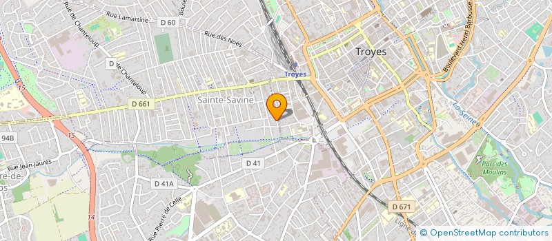 localisation de l'entreprise SCI VALMY  SAINTE-SAVINE