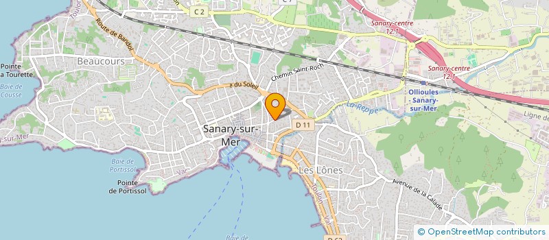 localisation de l'entreprise SCI VALMY  SANARY-SUR-MER