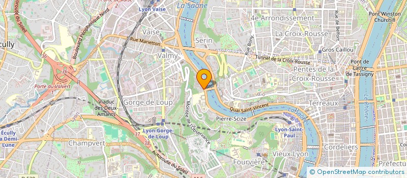 localisation de l'entreprise SCI VALMY  LYON