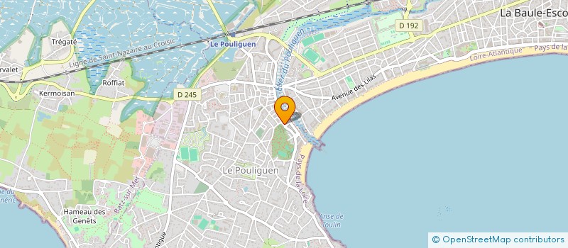 localisation de l'entreprise SCI VALMY  LE POULIGUEN