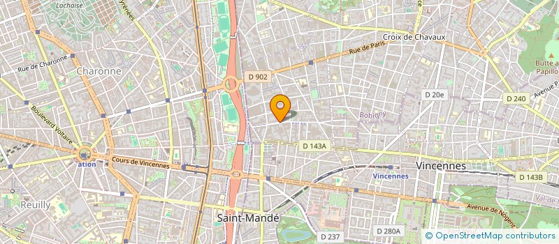 localisation de l'entreprise SCI VALMY 86 à MONTREUIL