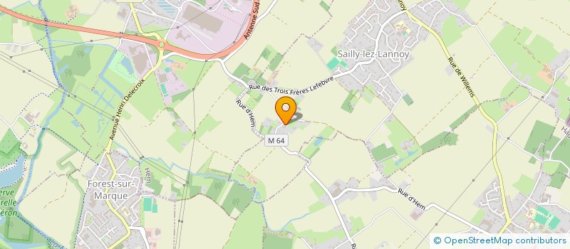 localisation de l'entreprise SCI VALMY V2  SAILLY-LEZ-LANNOY