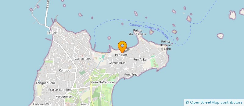 localisation de l'entreprise SCI VALNEIGE  CARANTEC