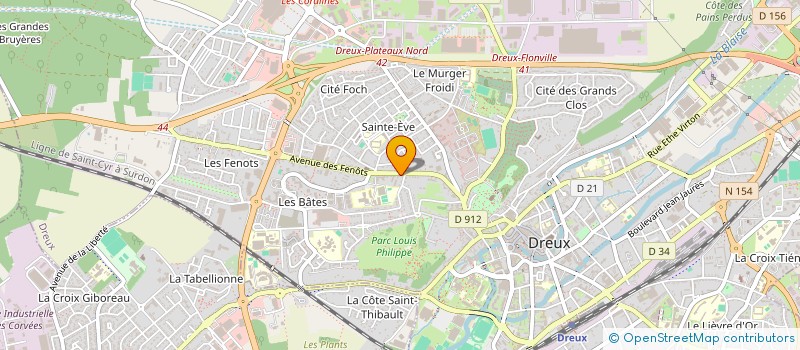 localisation de l'entreprise SCI VALNICO à DREUX