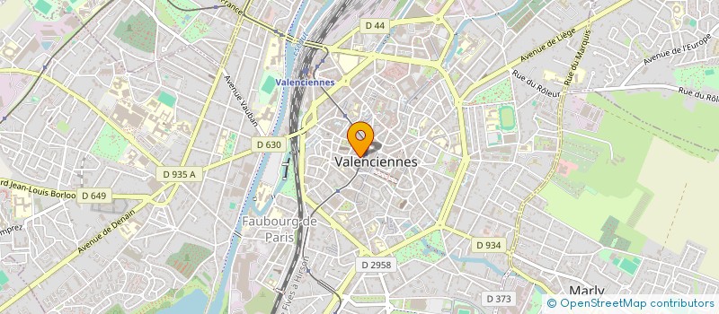 localisation de l'entreprise SCI VALNOR  VALENCIENNES