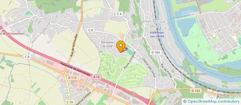 localisation de l'entreprise SCI VALOC GESTION  VILLENNES-SUR-SEINE