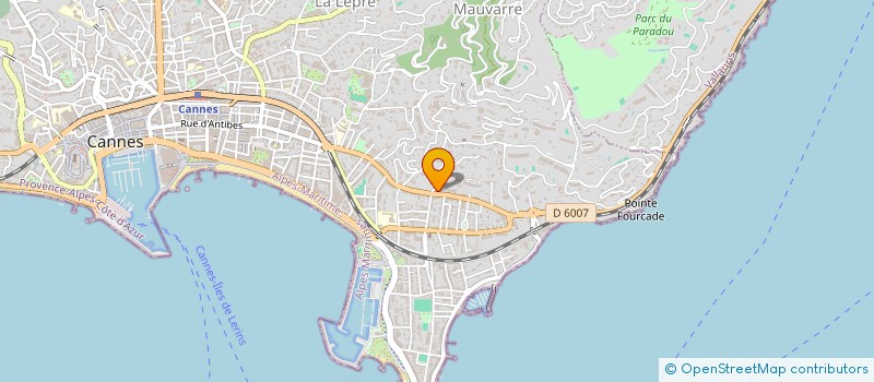 localisation de l'entreprise SCI VALOCA à CANNES