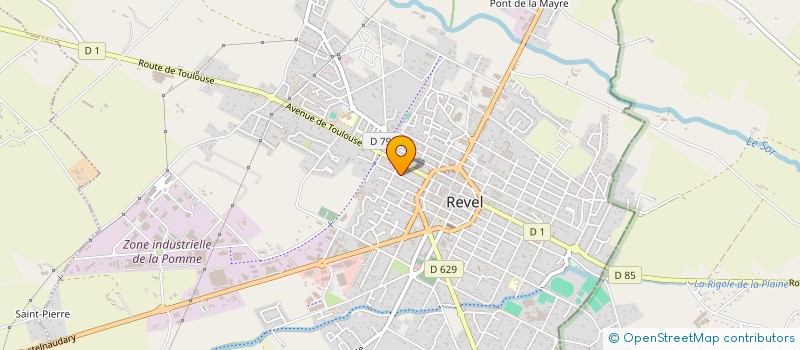 localisation de l'entreprise SCI VALOIS  REVEL